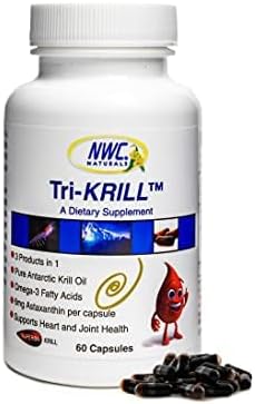 NWC Naturals Tri-Krill Oil Supplement for Men and Women, Supports Joint Health, Brain Function, and Overall Wellness with Astaxanthin
