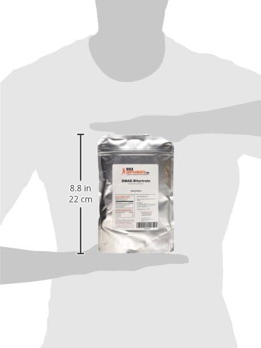 BulkSupplements.com DMAE Bitartrate Powder - Dimethylaminoethanol Bitartrate, DMAE Supplement - Unflavored & Gluten Free, 350mg per Serving, 250g (8.8 oz) (Pack of 1)