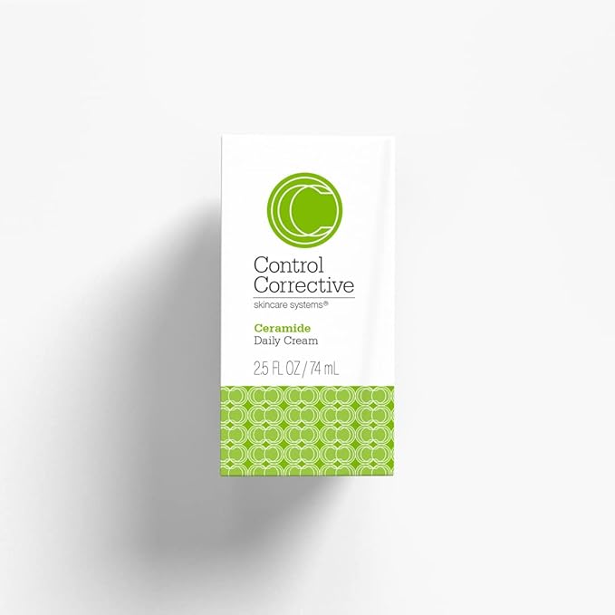 CONTROL CORRECTIVE Ceramide Daily Cream, 2.5 Oz - Light, Creamy Moisturizer Designed To Balance Skin, Super Hydrating, Non-Comedogenic & Moisturizes With Ceramides, Antioxidants And Humectants, Silky