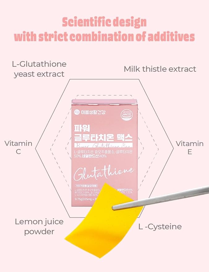 Power Glutathione Max Edible Film Type 1 Pack - Fast Absorption (325mg x 30 Films)