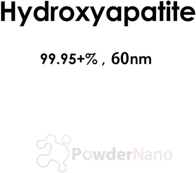 99.5% Pure Nano Hydroxyapatite Powder for DIY Toothpaste, Teeth Whitening & Soap Making 120 Grams