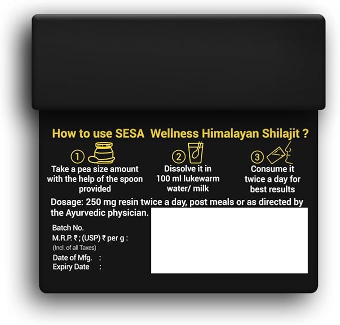 Pure Himalayan Shilajit Resin 100% Ayurvedic 50 Servings of 400mg Helps Boost Strength, 85+ Trace Minerals, Endurance & Immunity 70%+ Fulvic Acid Contains Lab Certificate