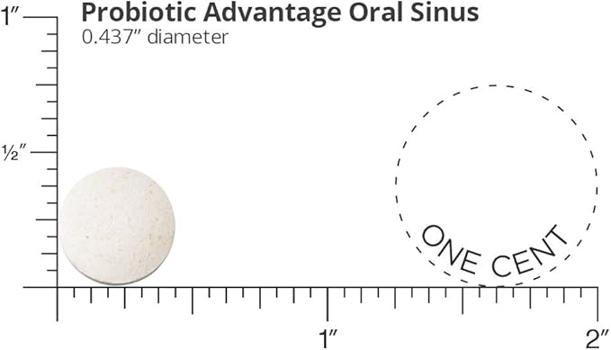 Healthy Directions Dr. David Williams' Probiotic Advantage Oral Sinus Probiotics for Your Mouth, Teeth, and Gums, Sugar-Free, Natural Cinnamon Flavor, 50 Lozenges (50-Day Supply)