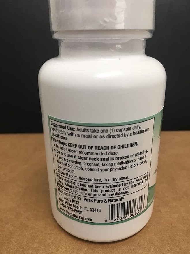 Peak Pure & Natural Peak DIM - Support Healthy Hormone & Estrogen Balance - Metabolism Support Supplement | 100mg - 30 Capsules