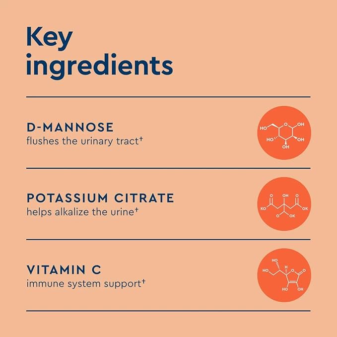 Uqora Flush - Urinary Tract* with D-Mannose, Vitamin C, Vitamin B6, Potassium, Magnesium & Calcium - Gluten-Free & Vegan - Unflavored - 10 Packets (1 Pack)