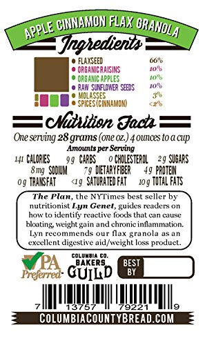 Flax Granola Bulk (Apple Cinnamon)