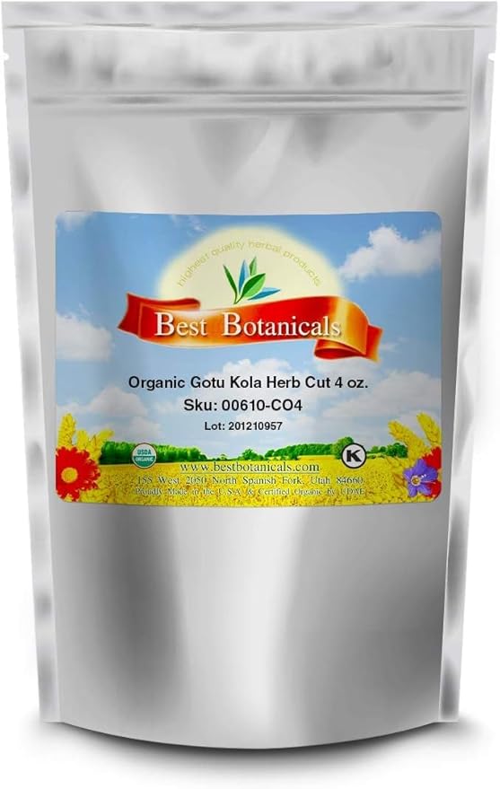 Best Botanicals Gotu Kola Herb Cut 4 oz.