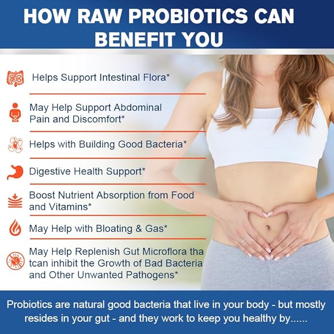 Probiotics 100 Billion CFU – 34 Strains + Organic Prebiotics & Digestive Enzymes – Whole Food Formula for Gut Health, Immune Support & Digestive Balance – 120 Softgels, 60 Day Supply