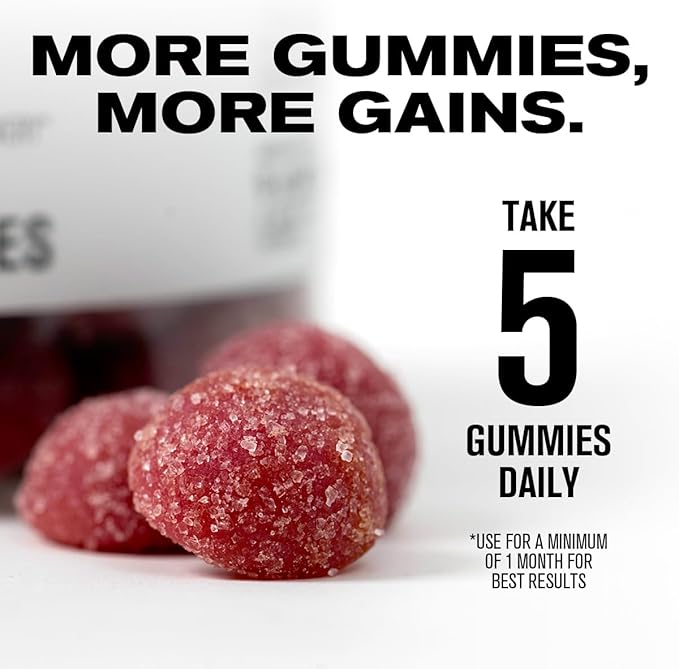 Jacked Factory Creatine Monohydrate Gummies 5g Daily Dose (1g per Gummy) - Creatine Gummy for Men and Women, Vegan-Friendly, Travel-Friendly, Third-Party Tested - 150 Gummies, Watermelon