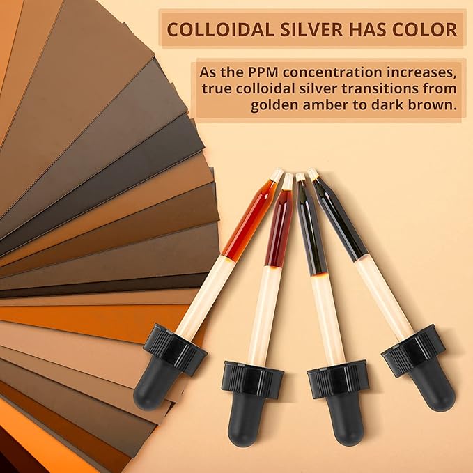 Ultra Silver® Colloidal Silver | 500 PPM, 4 Oz (118mL) | Mineral Liquid Supplement | True Colloidal Silver - with Dropper
