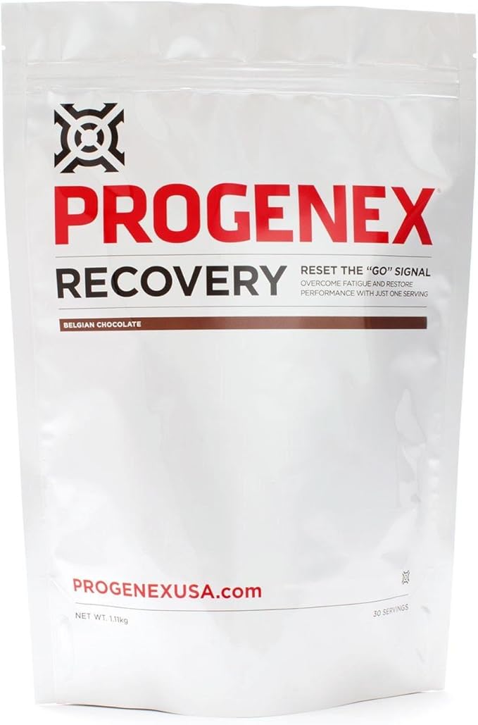 Progenex® Recovery | Best Post Workout Supplement | Hydrolyzed Whey Protein Shake Drink Mix | Help Sore Muscles | Tastes Great | Incredible Results | 30 Servings, Belgian Chocolate