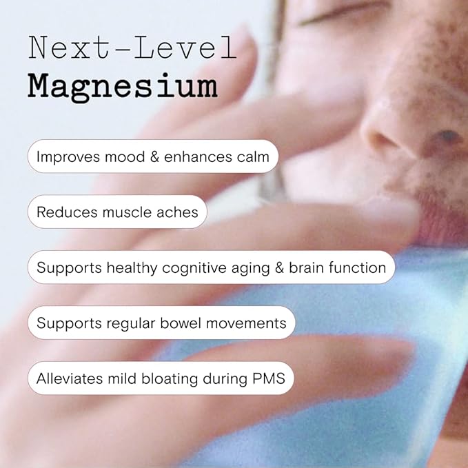 Moon Juice - Magnesi-Om, Berry & Blue Lemon - Sticks (14 Servings) - Support Brain Health, Rest - Magnesium Powder - L-Theanine - Regularity - 100% Traceable - Vegan, Non GMO - 0.14oz