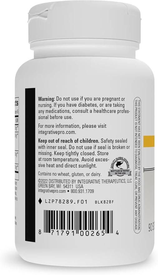 Integrative Therapeutics - Y Formula - Herbal Blend - Supports Healthy Microbial Balance* - 90 Softgels