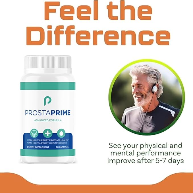 Official Prostate Health Capsules for Men β ProstaPrime Natural Bladder Support & Urinary Flow with Saw Palmetto, Nettle Root & Pygeum, 3 Pack