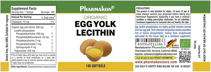 PHARMAKON Organic Egg Yolk Lecithin