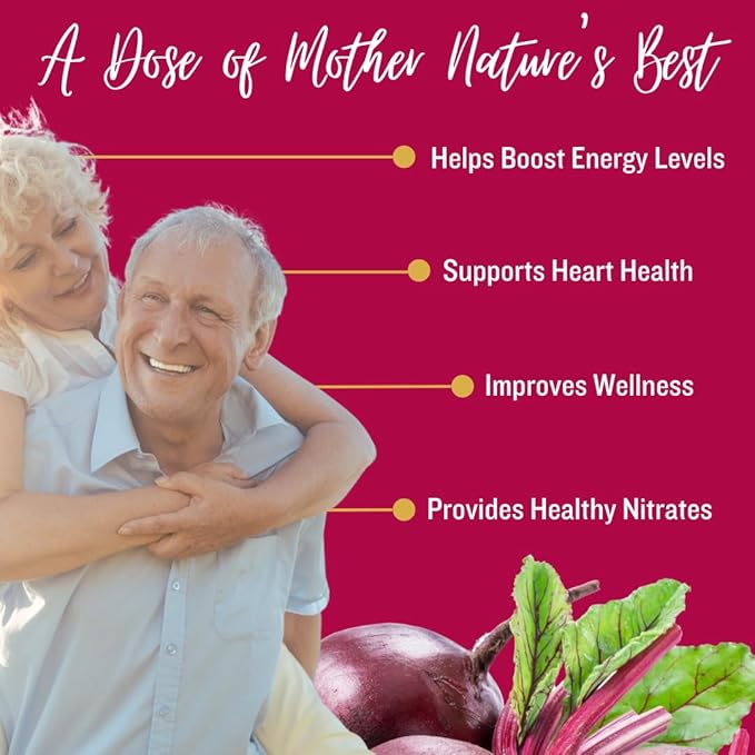 SUBSTANCE. Beetroot Boost Capsules - 4500mg per Serving, 30 Days Beet Root Capsules Supply – Beets Supplement with Vitamin-C & Manganese – Natural Nitric Oxide & Energy Booster Beet Root Powder – USA