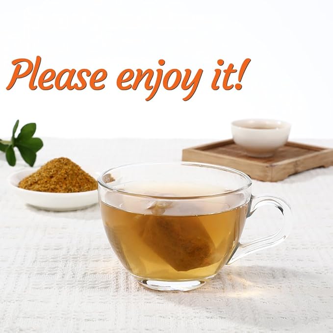 Premium 50 Calendula Flower Tea Bags, Made with 100% Natural Calendula Flowers,For Skin Health & Support Wellness, No Additives & Caffeine Free.