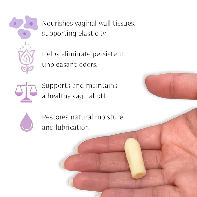 NeuEve Silk Age 55+ Vaginal Suppositories for Menopause Relief, Vaginal Dryness, Irritation & Itching, with All-Natural Ingredients, Phase 1 | 8 Count | 1-Month Supply