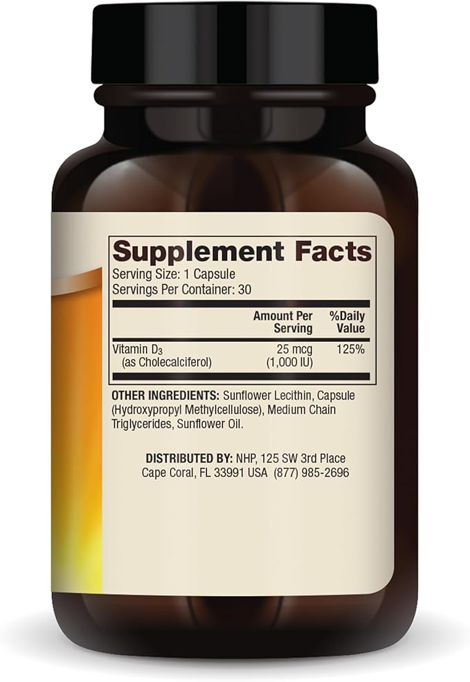Dr. Mercola Liposomal Vitamin D3 - Supports Heart, Bone & Immune Health - 1,000 IU Per Serving - Non-GMO, Soy Free & Gluten Free - 30 Capsules (30 Servings)