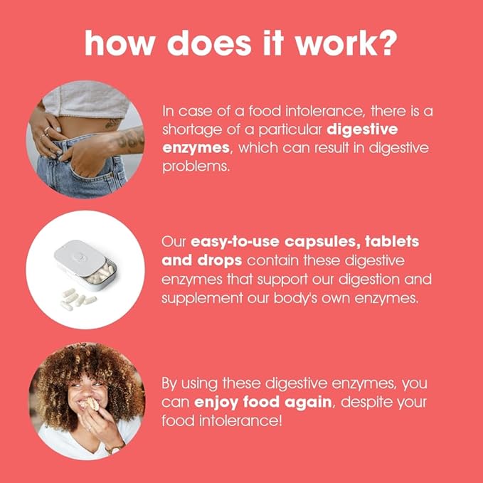 Starchway Digestive Enzymes - testpack 6 capsules | Supplement for Starch & Sucrose Intolerance | Helps Digest Sugars & Starchy Foods | Invertase & Gluco-Amylase Enzymes | Vegan | Low FODMAP