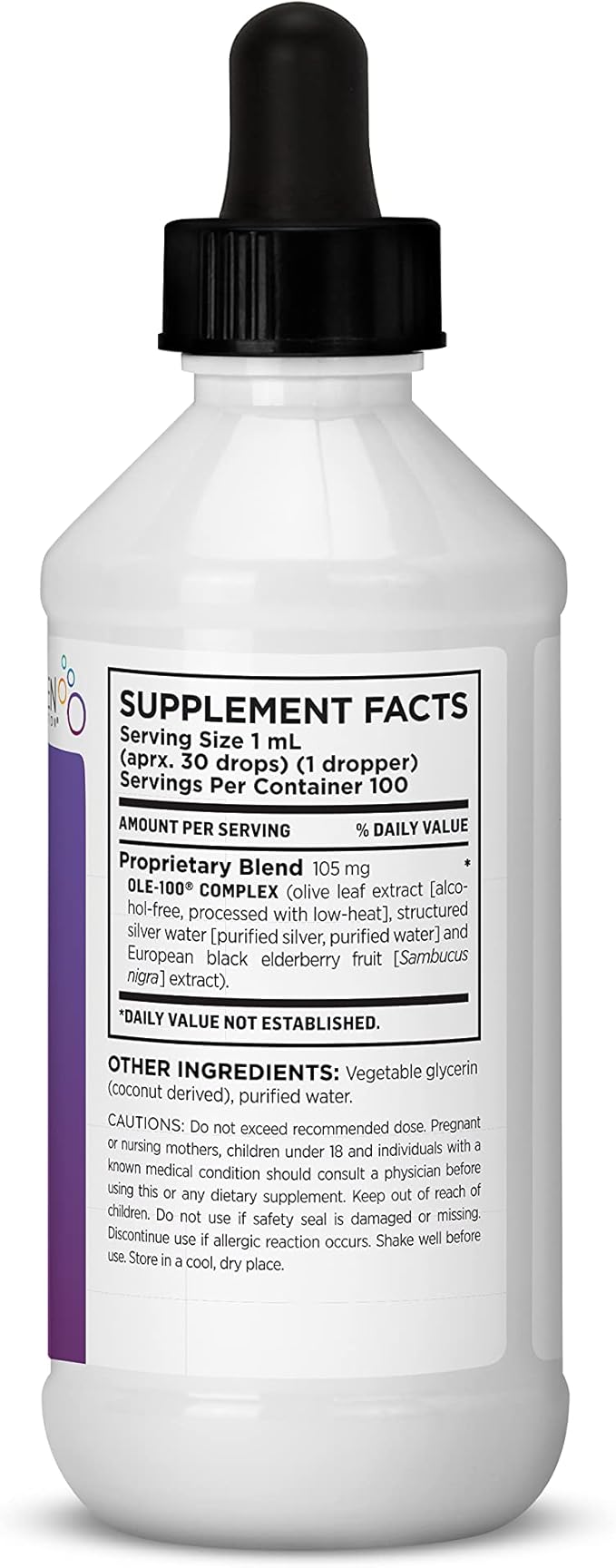 Triguard Plus Concentrate | Colloidal Silver, Sambucus Elderberry Extract & Olive Leaf Extract, 3-in-1 Liquid Immune Support | Powerful Immune System Booster | Great Taste - 3.4oz / 100ml, Made in USA