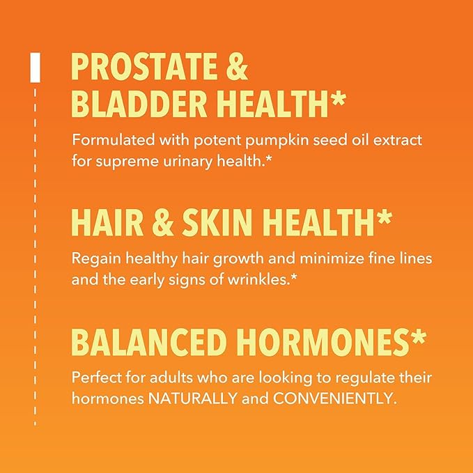 Pumpkin Seed Oil - USDA Organic - Cold Pressed for Hair, Prostate, and Hormone Support - 2 Month Supply - Liquid Drops for Men and Women - Vegan, Non-GMO, and Gluten Free - Unflavored, 1 Fl Oz