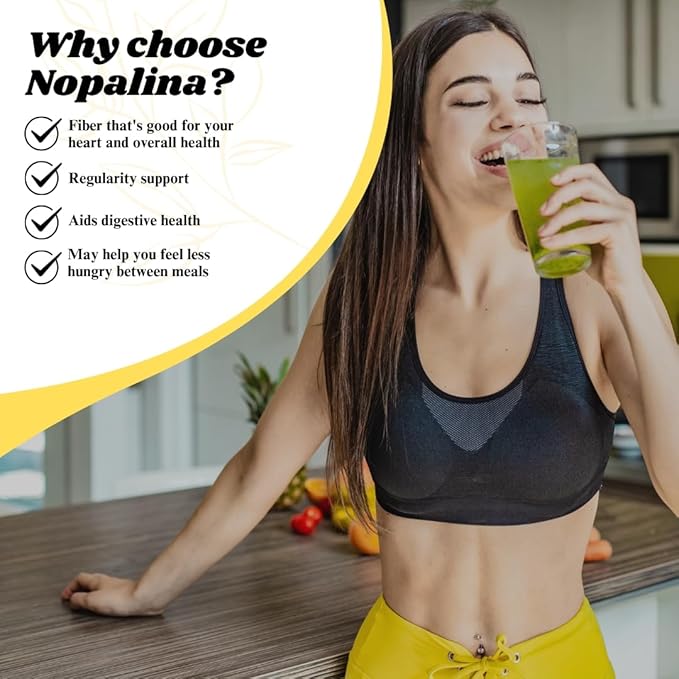 Nopalina Fiber Formula | 1 Lb Bag | 30 Servings | Flax Seed, Psyllium, Oat and Wheat Bran, Omega 3, 6 & 9 | Can Help with Regularity & More | The Original
