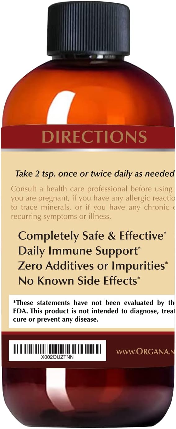 Organa Crystalline Nano Colloidal Silver - Ultra Pure Silver Liquid for Immune Support - Ultimate Supplement Solution - Plata Coloidal - 8 Ounces - 30 PPM