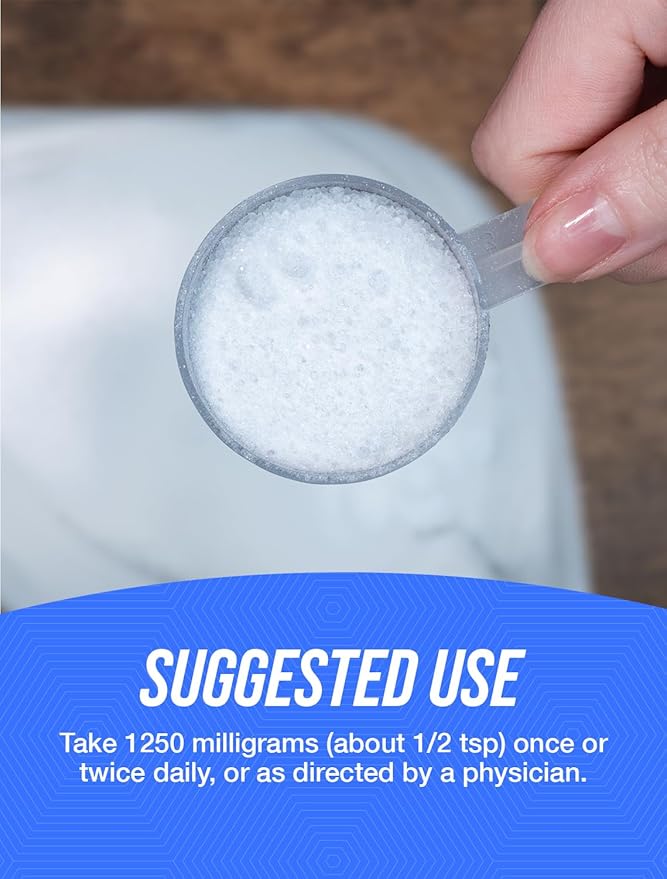 BulkSupplements.com Calcium Carbonate Powder - Calcium Carbonate Food Grade, High Absorption - Gluten Free, 1.25g per Serving, 1kg (Pack of 5) (11 lbs)