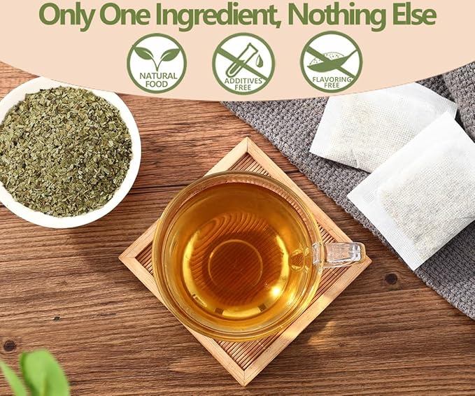 Premium 60 Unsmoked Yerba Mate Tea Bags, Made with 100% Pure Yerba Mate Leaves, No Additives & Caffeine Free.