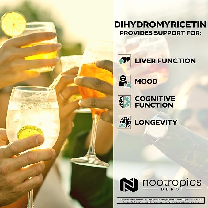 Nootropics Depot Dihydromyricetin (DHM) Capsules | 500mg | 60 Count