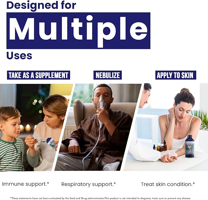Optivida Health Nano Colloidal Silver Liquid (1 Pack) – Immune Support Supplement with Silver Hydrosol, Liquid for Immune System Support, Colloidal Silver for Adults & Kids, Non-GMO, Gluten-Free