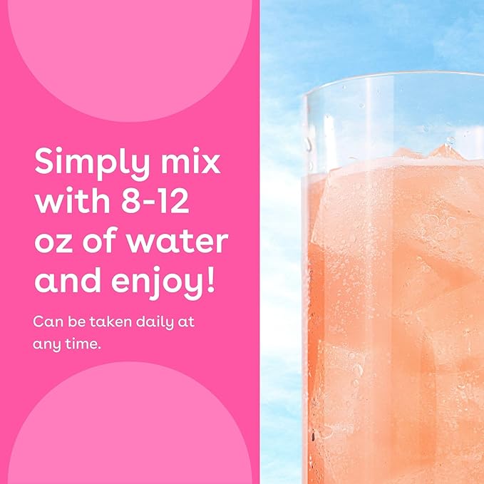 Extra Strength Hertime PMS+ Hormone Balance for Women - PMS & Menstrual Relief - Minerals, Peony Roots, Siberian Ginseng - Supplement for Women - 15 Drink Packets - Sugar Free - Grapefruit