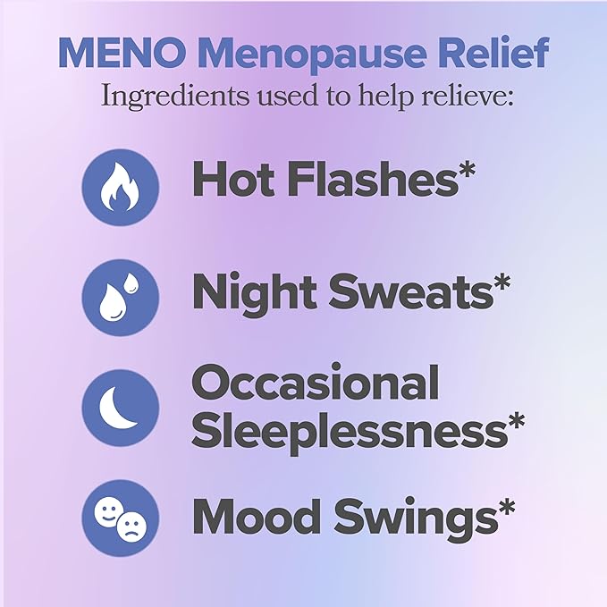 O Positiv MENO Gummies for Menopause, 30 Servings (Pack of 2) - Hormone-Free Supplements for Women with Black Cohosh & Ashwagandha KSM-66 - Helps Alleviate Hot Flashes, Night Sweats, & Mood Swings