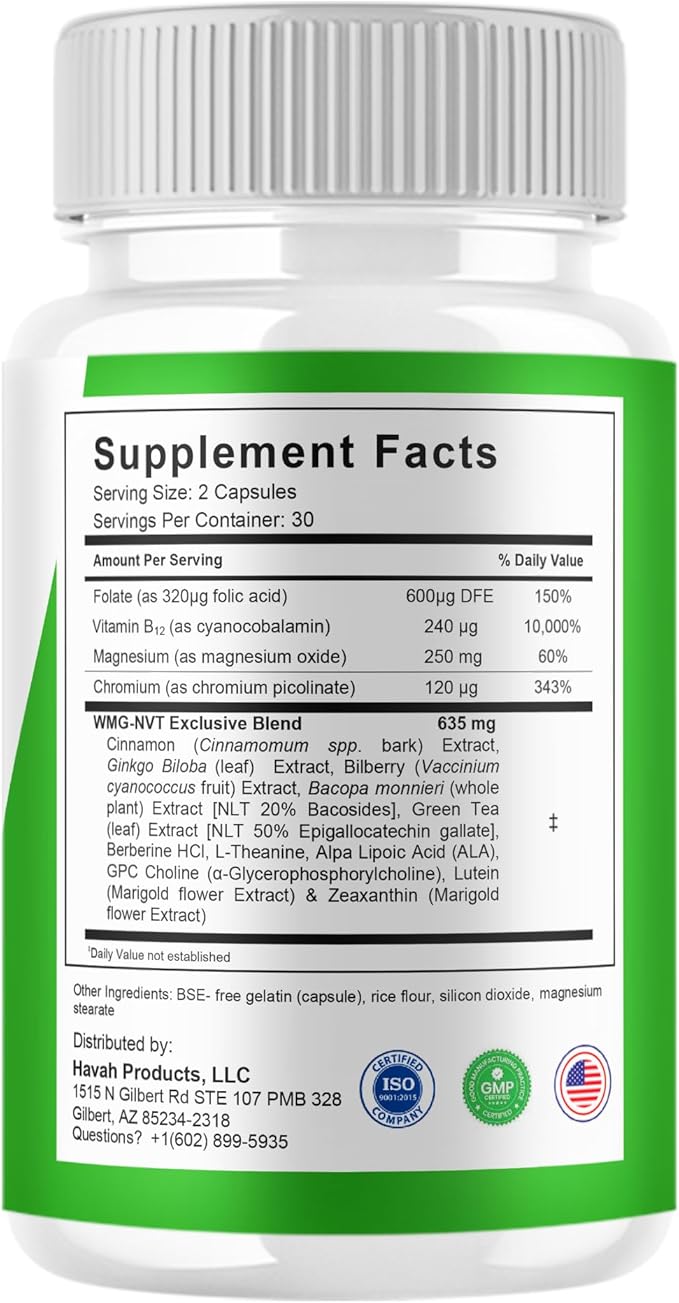 Barislend Capsules Bari Slend Advanced Pills Formula, Barislends Maximum Strength Overall Health & Wellness Support Supplement, Bari Slends Premium Health Management Support Supplement (60 Capsules)