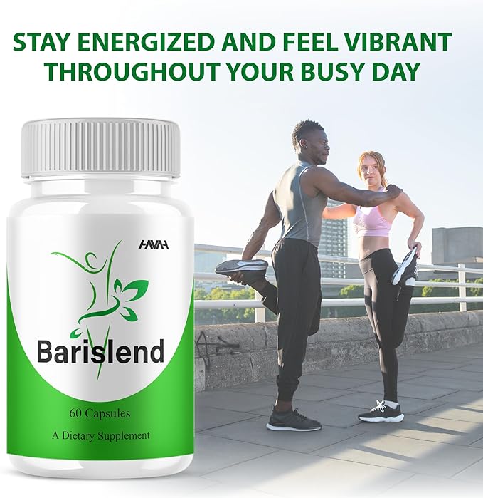 Barislend Capsules Bari Slend Advanced Pills Formula, Barislends Maximum Strength Overall Health & Wellness Support Supplement, Bari Slends Premium Health Management Support Supplement (60 Capsules)