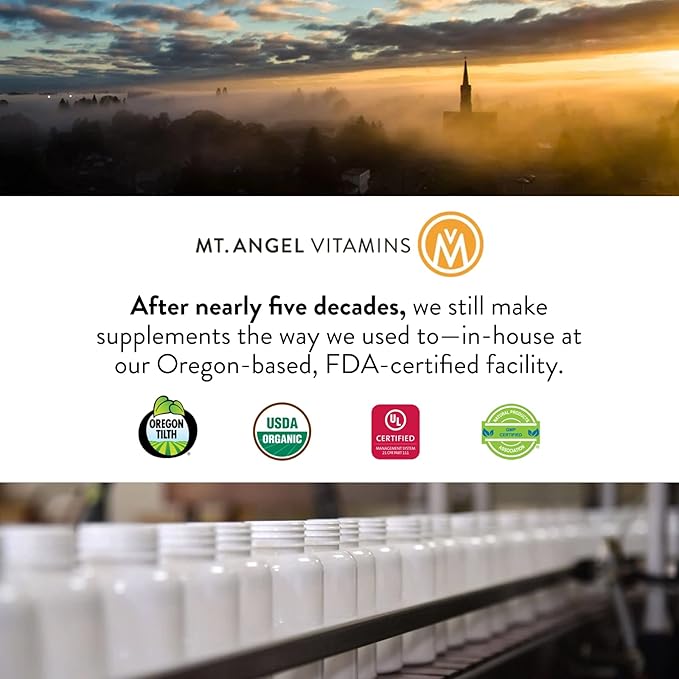 Mt. Angel Vitamins: Inflameze Advanced. Joint Health, Collagen Protection, Turmeric Supplement, 60 Capsules