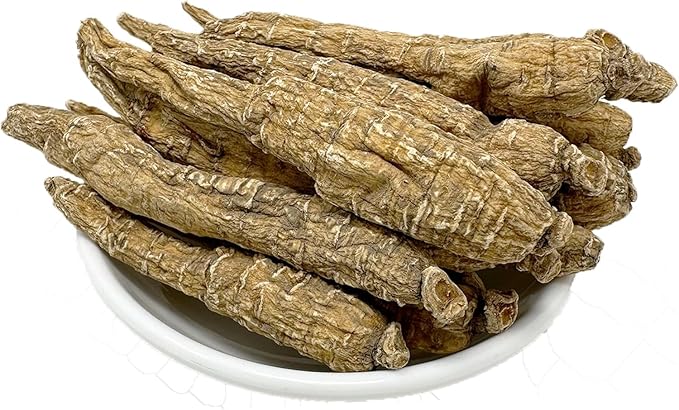Wisconsin American Ginseng, American Wisconsin Ginsengss Slices Root 西洋参/花旗参 Energy for Men & Women Ginseng in Soup, Tea Smoothies 4 Ounce Box of 2 Medium Long-Branch