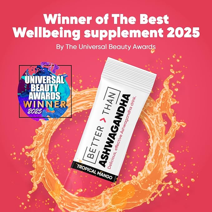 Noobru Better Than Ashwagandha - Reclaim Your Youthful Energy and Calm: Experience The Game-Changing Benefits of Better Than Ashwagandha - 20 sachets