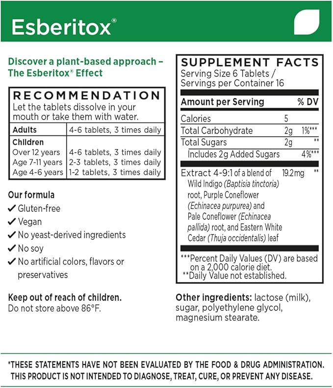 Supercharged Echinacea – Immune Support – Herbal Supplements - Wild Indigo Root - Purple Coneflower – Made in Germany – 100 Tablets