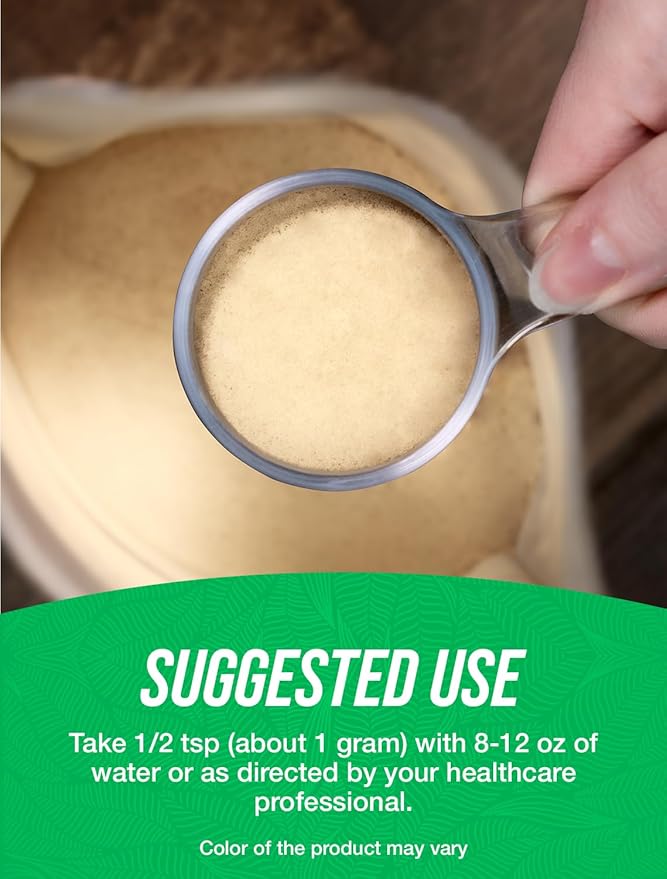 BulkSupplements.com Ginseng Root Extract Powder - Panax Ginseng Supplement, Herbal Supplement - Vegan & Gluten Free, 1g per Serving, 500g (1.1 lbs) (Pack of 1)
