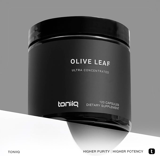 Olive Leaf Extract - Ultra High Potency 45:1 Extract with 50% Oleuropein - Highly Concentrated - Third-Party Lab Tested - 120 Capsules