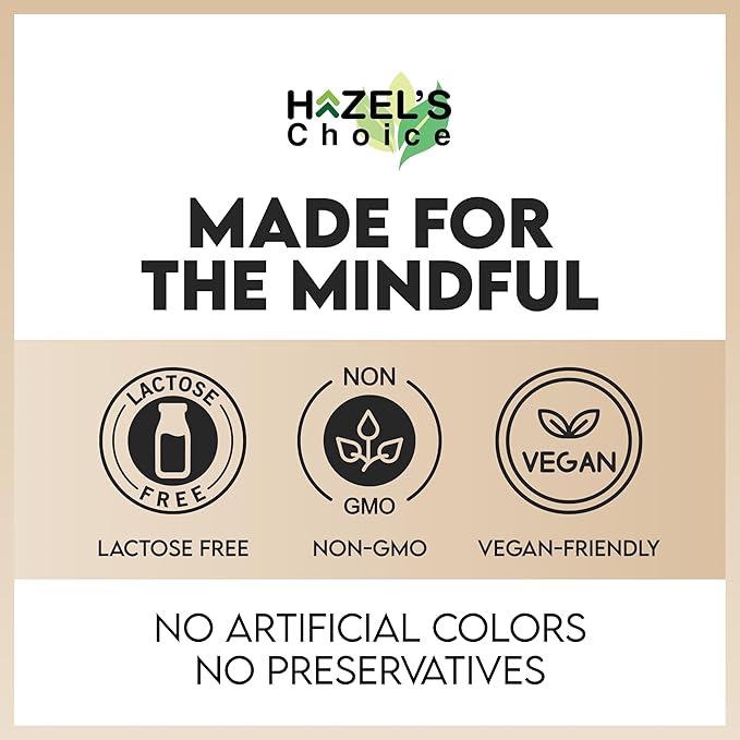HAZEL'S Choice Liposomal Glutathione 700mg | 60 Vegetable Capsules | Vegan, Non-GMO, Lactose-Free | Plant-Based Format