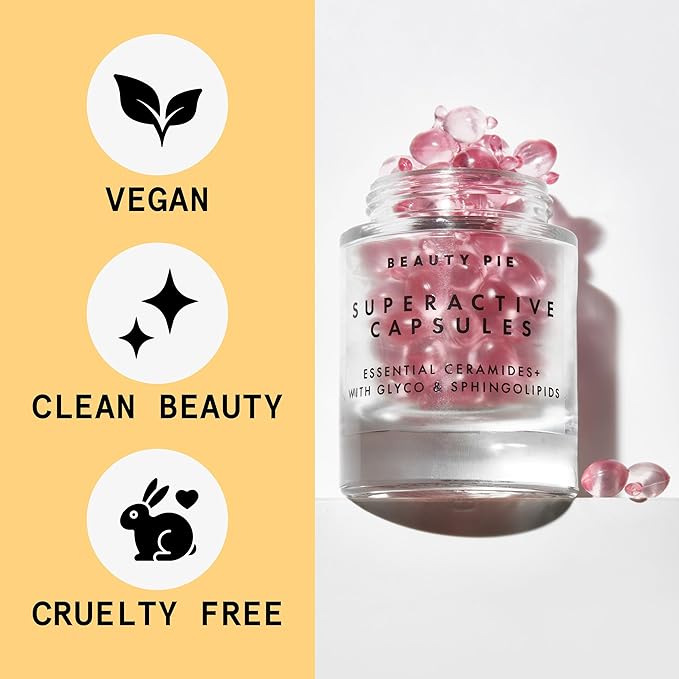 Beauty Pie Superactive Capsules Essential Ceramides + For Hydrating, Anti-Aging & A Healthy, Dewy Glow