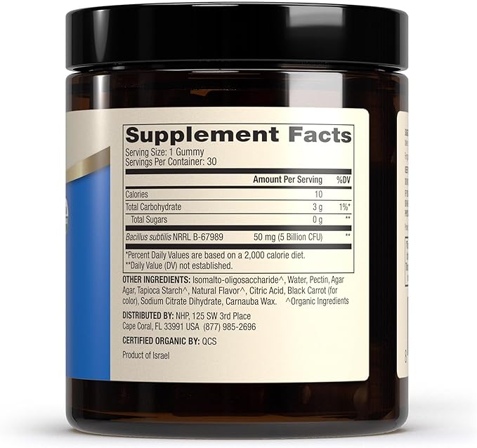 Dr. Mercola Complete Probiotics Gummies, 30 Servings (30 Gummies), 5 Billion CFU per Gummy, Dietary Supplement, Digestive Support, Non-GMO, Certified USDA Organic - 2 Pack