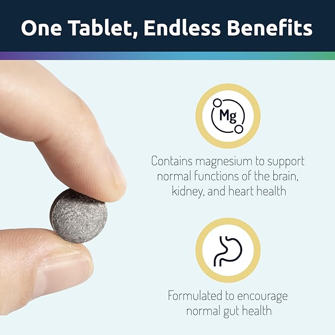 Invigorated Water - Hydrogen Water Tablets with Magnesium, 60 Servings - H2 Supplements Support Normal Energy, Brain, and Cognitive Health, Raspberry Flavor