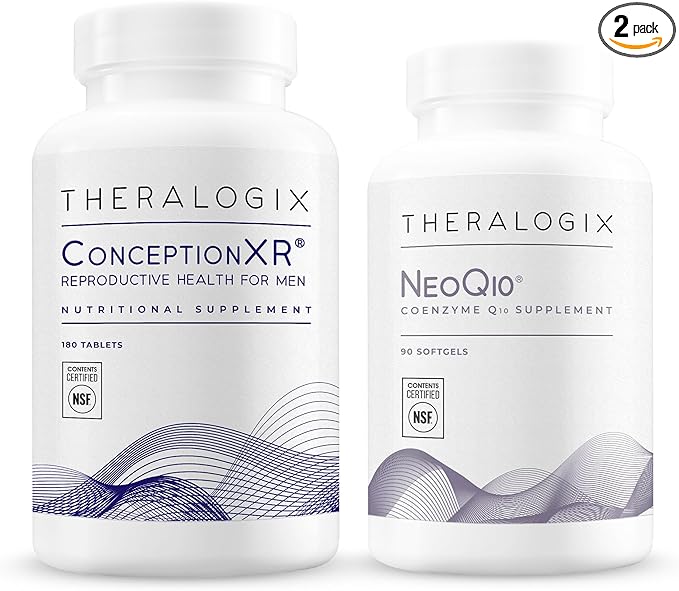 Theralogix ConceptionXR Reproductive Health Formula + NeoQ10 Bundle, 270 Count (Pack of 2)