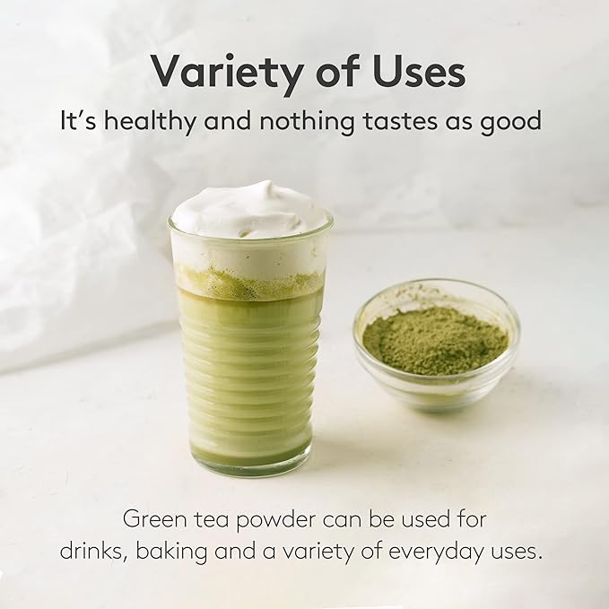 OSULLOC Matcha Powder (Unsweetened), Premium Organic (USDA) Pure Leaf Green Tea from Jeju, 1.41 oz, 40g