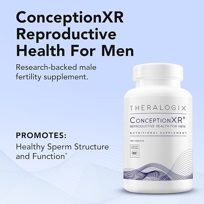 Theralogix ConceptionXR Reproductive Health Formula + NeoQ10 Bundle, 270 Count (Pack of 2)
