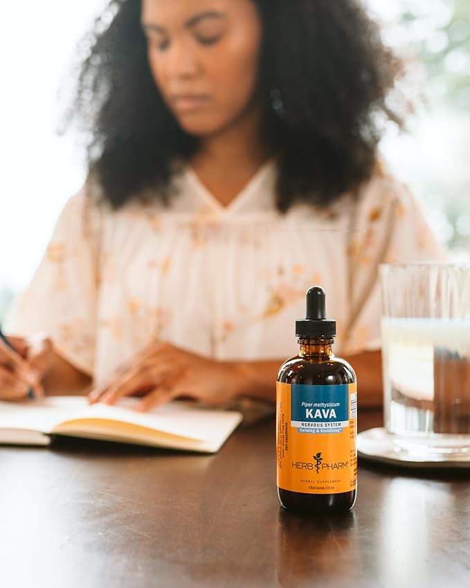 Organic Kava Root Liquid Extract for Stress Support & Relaxation: Vegan Kava Extract, Non-GMO Kava Kava Tincture for Calm & Relaxed Mood, Gluten-Free, 4 Oz | Up to 3 Months Supply